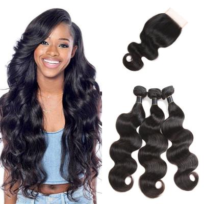 China Brazilian Virgin Hair Bundles Barely Soft Smooth Thick Shedding Virgin Mink , Virgin Cuticle Aligned Unprocessed Brazilian Natural Hair Extensions for sale