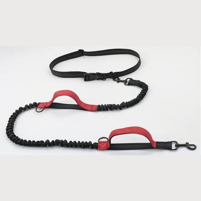 China Pet Sustainable Dog Leash Set Water Carrier Premium Custom Outdoor Sport Hands Free Running Waist Belt for sale