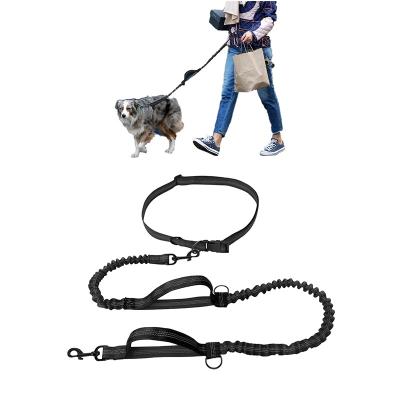 China Durable Custom Dog Leash Nylon Pet Reflective Black for sale