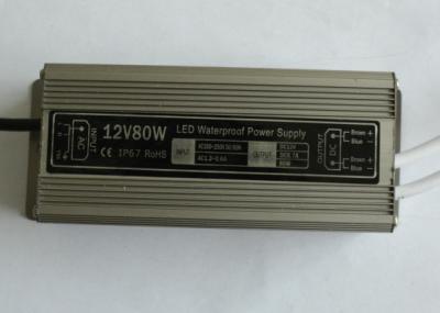 China Waterproof Ip67 LED Driver , 80W 12v LED Power Supply  with Aluminum Housing for sale