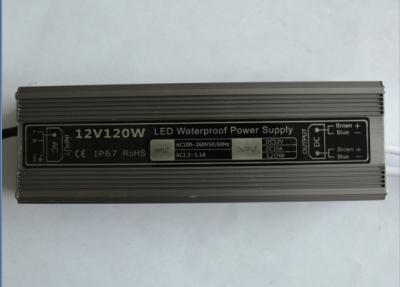 China Small Single Output 120 W 12V  LED Lighting Transformer Waterproof IP67 for sale