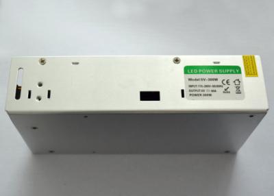 Chine Transformateur d'éclairage de la basse tension 5v 60a 300w IP20 LED, conducteur de la caisse LED en métal à vendre