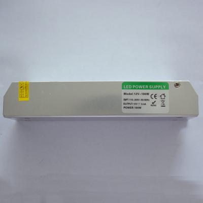 China 12V 24V DC Constant Voltage LED Lighting Transformer 100W Built - in EMI filter for sale