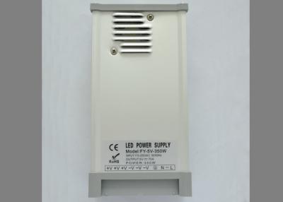 China 5VDC 70A 350W Rainproof AC TO DC LED Driver Aluminum Housing 85% efficiency for sale