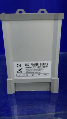 China Short circuit Protection Rainproof Power Supply 100W high power led driver 12V 8.3A for sale