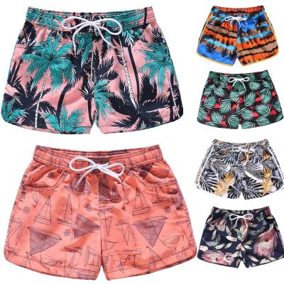 China 15Color Women's Swimwear Breathable Printing Panel Shorts Waterproof Quick Dry Beach Shorts for sale