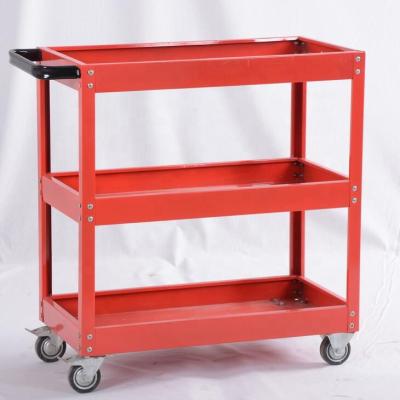 China Factory supply simple 3 layers garage workshop garden tool cart for sale