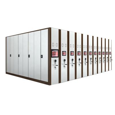 China Customized practical mechanical Library Movable filing cabinet compactor/Steel mobile file shelves compactor for sale