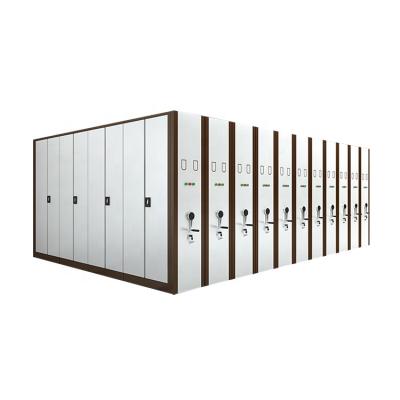 China Metal Office Library Storage Movable filing cabinet compactor/Steel mobile file shelves compactor for sale