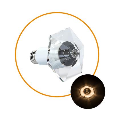 China EUROPEAN Crystal LED Downlight Hexagon Bulb 5W E26/E27 3000K for sale