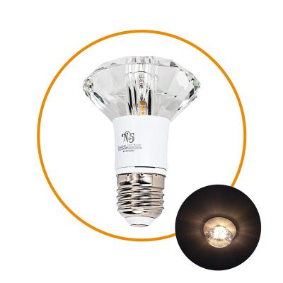 China EUROPEAN Diamonds Shape 3000K LED Light Bulb Crystal Corn Downlight Light Soft White Color 5W E26 E27 E14 for sale