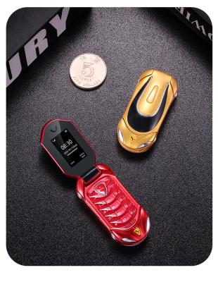 China The Other Ulcool F18 Mini Car Model Cool Flip Cell Phone Small Mobile Phone Russian-English Celular Gift For Kids Mobile Phones for sale