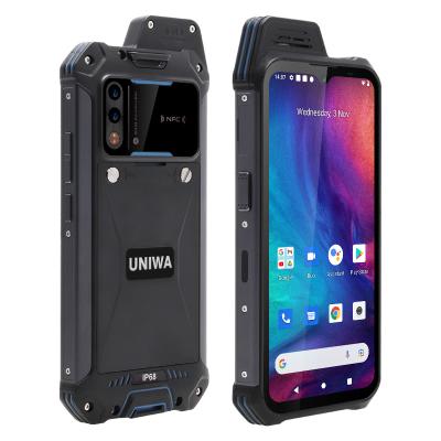 China UNIWA W888 6.53 Inch 2W Big Speaker Global Waterproof NFC Rugged Smartphone UNIWA W888 Version IP68 Smartphone for sale