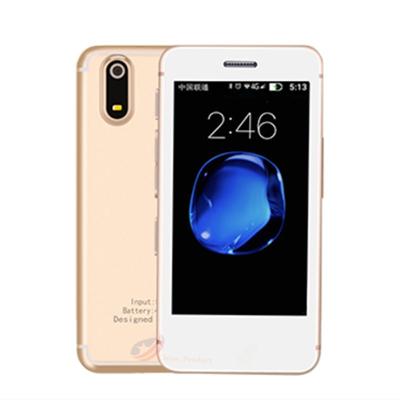 China Dual SIM Card S9X 2.5 Ultra-thin Core 1G RAM 8GB ROM Camera WiFi Quad Mini Cell Phone Android 6.0 Smallest Inch Smartphone for sale