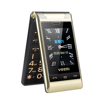 China Dual Dual Voice 2G GSM Telefoons Older Cell Phone 1800mAh Flip Cell Mobile Phone Keyboard Display SIM Card Yeemi G10-C Large for sale