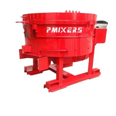 China Site Pan Concrete Mixers Castable Refractory Pan Mixer for sale