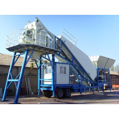 China Stationary Concrete Batching Plant Mobile Concrete Mixing Plant for sale