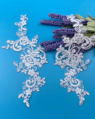 China Sustainable New Design WA3007 China Rope Embroidery Lace Applique for sale