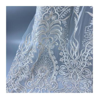 China Viable Wholesales Bridal Embroidery Lace Fabric for sale