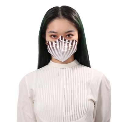 China Beautiful Disposable Printed Colorful Face Mask Customized Face Mask With Plastic Diamonds for sale