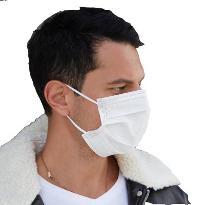 China Disposable White Color 3 Ply Disposable Medical Mask Surgical Face Mask Made In China for sale