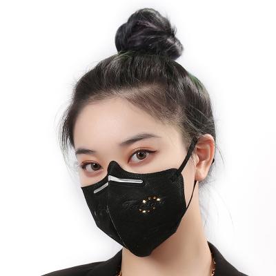 China China Kn95 Ffp2 Disposable Cotton Face Mask Cool Black Unwashable Respirator Protective Mask Face Unwashable For Sale for sale