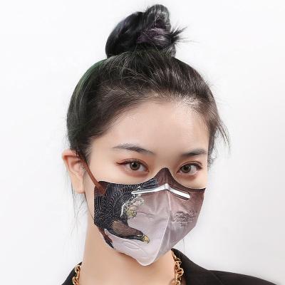 China Disposable Protective Respirator Customized Logo And Eagle Patter Medical Grade KN95 FFP2 Mask Face Mask Fashion Design Non Washable for sale