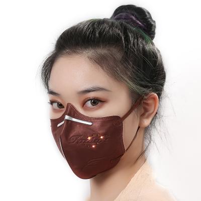 China Medical-Rated KN95 FFP2 Disposable Face Mask Colorful Protective Respirator Fashion Logo And Design Non Washable for sale