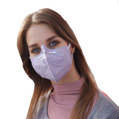 China Disposable Lilac Purple Color With Zircon KN95 FFP2 Face Mask Protective Face Mask For Women Fashion Respirator Customized Logo And Design for sale