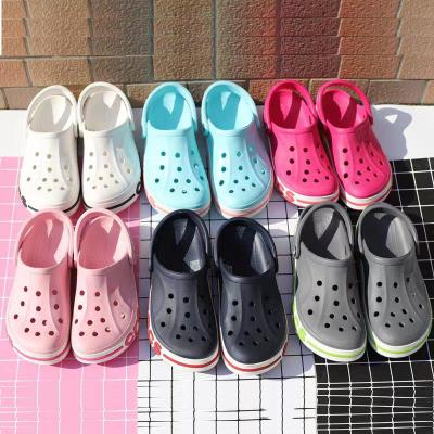 China High Quality Breathable PU Shoes Women Clogs Shoe Flip Flop Classic Clogs Hole Sandals Slippers for sale