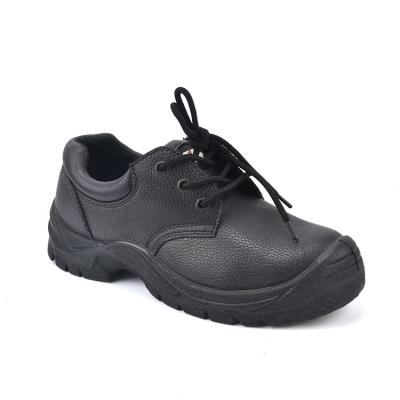 China Wholesale High Quality Fashion Low Price Cow Leather Toe China Leather Safety Shoes Wholesale Black for sale