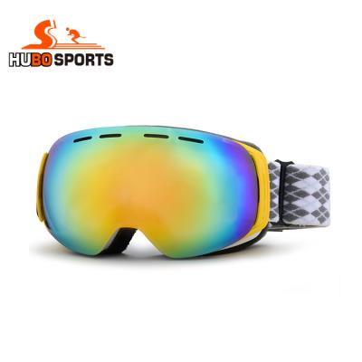 China SKI HUBO  Kids UV Anti Fog Ski Goggles Magnetic Ski  Kids Skiing Snow for sale