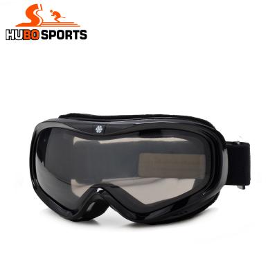 China SKI HUBO Sports Outdoor Ski Goggles Black Frame Snowboard Glasses  TPU Frame Material for sale