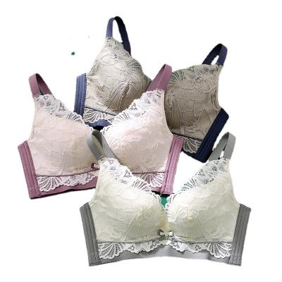 China QUICK DRY underwear women's small chest gathers no steel type adjustment ring vest corrective bra to gather breast to prevent sagging for sale