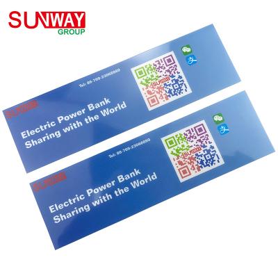 China Waterproof Factory Manufactures Custom High Quality Waterproof Shared Variable Printing Device Qr Code Adhesive Labels Stickers for sale