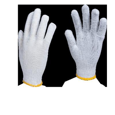 China Qingdao Winmid Cheap Cotton Bleach Anti-Slip Cotton Work White Cotton Gloves for sale