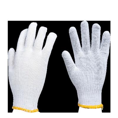 China Wholesale Cotton Anti-skid Logo Cotton Cotton Gloves White Custom Impact for sale