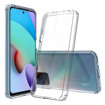 China Shockproof For Xiaomi Redmi 9A 9C Transparent PC TPU Cell Phone Cover Clear Mobile Case Xiaomi 11 The High 12 K40 Acrylic Case for sale