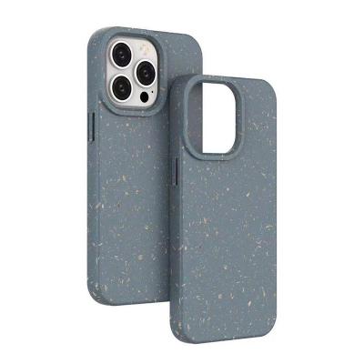 China Hot Selling Recyclable Custom Biodegradable Phone Case 100% Shockproof Phone Case For iPhone 13 Mobile Cover Biodegradable Case For iPhone 12 for sale