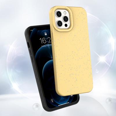 China 100% Biodegradable Eco-friendly Shockproof Phone Case For iPhone 13 Cell Phone Case Soft Touch Feeling For iPhone 12 Case for sale