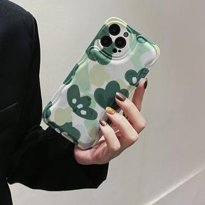 China Luxury Shockproof Women Cell Phone Case IMD Printed Cell Phone Cover For iPhone 13 Phone Cover, Custom IMD Card Phone Case for sale