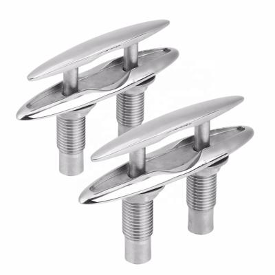 China 316 Stainless Steel Marine Hardware 316 Stainless Steel Flush Pull Pop Up Boat Yacht Cleat For Sale for sale