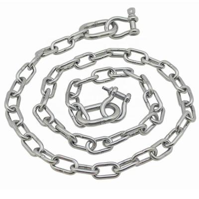 China Marine Anchor Link Chain Stainless Steel Boat Anchor Chain For Sale 3MM-20MM for sale