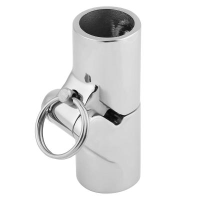 Κίνα marine 316 stainless steel railing 316 stainless steel bimini tee swivel pipe fittings tube fittings προς πώληση