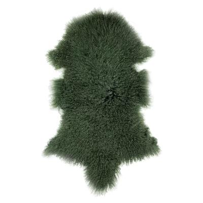 China Environmental Protection Natural Curly Fur Tibetan Sheepskin Fur Blankets Lines Real Animal Fur for sale