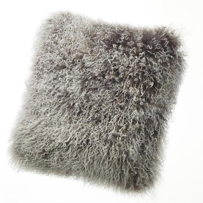 China Environmental Protection Luxury Tibetan Real Lamb Fur Car Cushion Snow Natural Curly Curly Seat Covers for sale