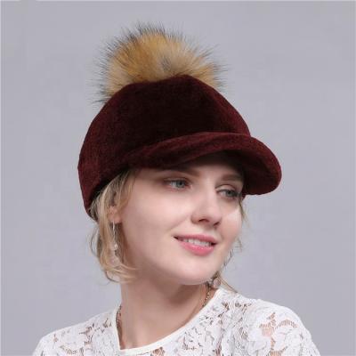 China breathable & Factory Direct Supply Waterproof Shearling Sheepskin Top Adjustable Waist Fur Hat for sale