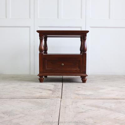 China Antique American Style Furniture Solid Wood Wood Side Table For Living Room for sale