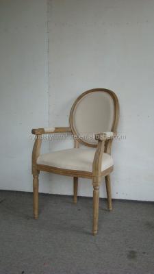 China Vintage Solid Wood Wooden Dining Armchair for sale