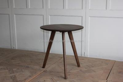 China Hot Sale Home Furniture Solid Wood Round Vintage Coffee Table for sale